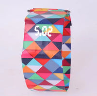 LED Display Screen 2020 Reloj Hombre Men Watches Creative Paper Led Digital Watch Waterproof Electronic Watches Men Digital Touch Screen Watches