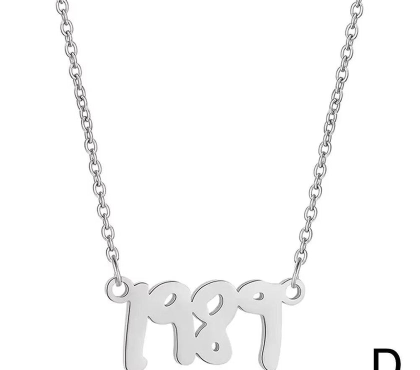  New 1989 Taylor’S Version Necklace Reputation Singer Signature Fearless Speak Now Necklaces for Music Lover TS Inspired Fan K7K2