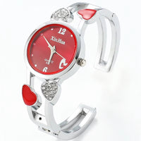 Heart Shaped Bracelet Watch Women Watches Luxury Rhinestone Women'S Watches Ladies Watch Steel Clock Zegarek Damski Reloj Mujer