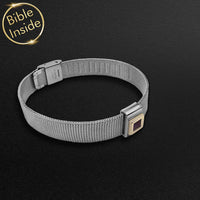 Bracelet Bible Scripture Bracelet with Nano Bible - Noble Origin Bracelet