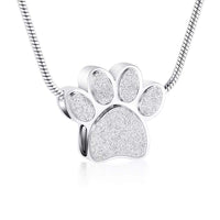 Cremation Jewelry Urn Pendant Necklace for Pet Dog Cat Ashes 316L Stainless Steel Customized Gift to Women Men Keepsake Jewelry