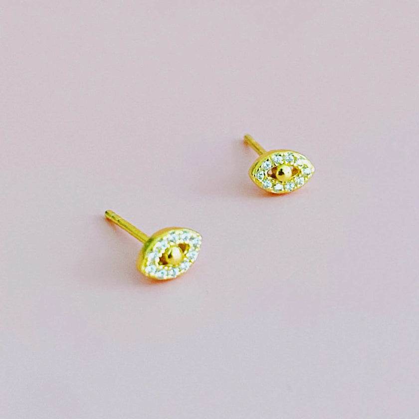 Mini Sparkle Mini Stud Sterling Silver Earrings