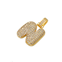Women ZHUKOU Delicate and Fat 26 Gold Color Letter Pendant for Women Handmade DIY Necklace Earrings Jewelry Accessories Mode: VD614