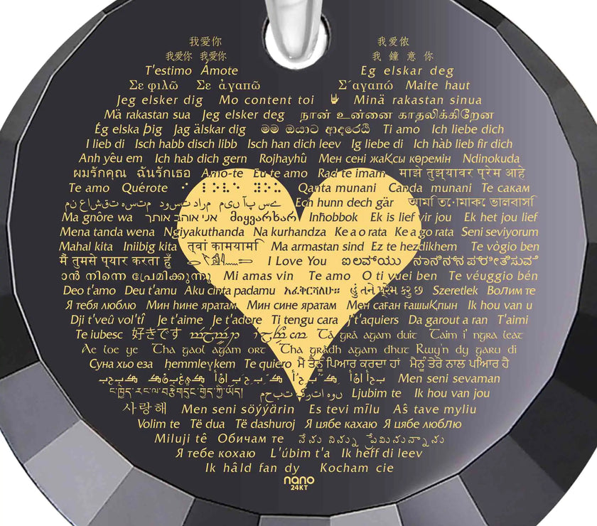 Silver I Love you Necklace
