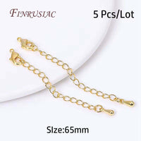 Supplies for Jewelry Wholesale 18K Gold Plated Lobster Clasp with Extension Chain,Ball Head Pin,Crimp Beads,Bead Tips,Jump Ring