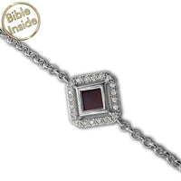   Jewelry Christianity Bracelet with Nano Bible - Royal Frame Bracelet