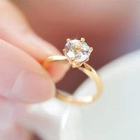 Real Moissanite D Color 18K Gold Engagement Rings for Women Luxury Wedding Jewelry