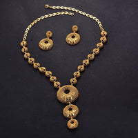Dubai Gold Color Earrings/Necklaces/Jewelry Sets for Women Gold Color African/Nigeria Jewellery Gifts Band Gift Box