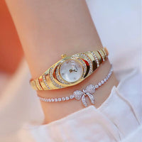 Ladies Quartz Wrist Watches Dress Watch Women Crystal Diamond Watches Gold Silver Clock Women Montre Femme