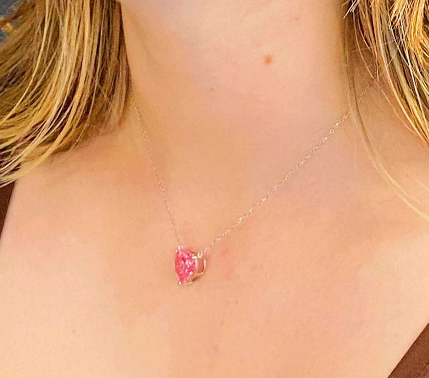 Absolute Beauty Sterling Silver Heart Necklace