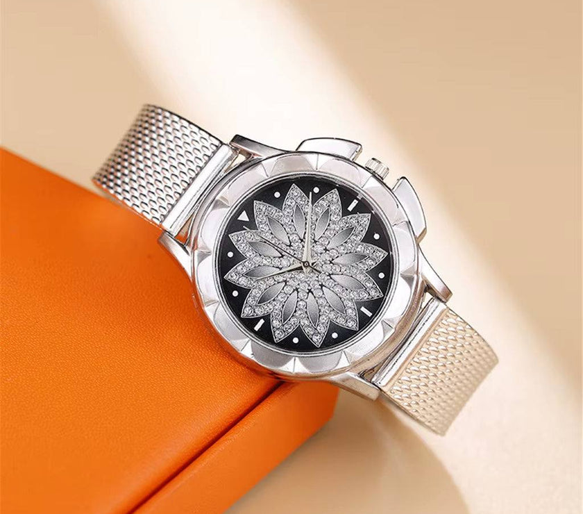 Diamond Watch Women Luxury Rhinestone Elegant Watches Ladies Gold Clock Wrist Watches for Women Часы Женские Наручные 2022