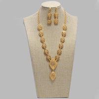Dubai Gold Color Earrings/Necklaces/Jewelry Sets for Women Gold Color African/Nigeria Jewellery Gifts Band Gift Box