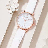 4PCS Set Luxury Watches Set Women Rhinestone Fashion Elegant Wristwatch Quartz Watch Ladies Clock for Women Relogio Rose Gold
