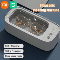 Simple Xiaomi  Ultrasonic Glasses Cleaning Machine 45KHZ Ultrasound Jewelry Cleaner Machine High Frequency Ultrasonic Cleaner Bath