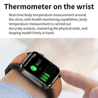 Temperature Monitoring Painless Non-Invasive Blood Sugar Smart Watch Men Laser Treatment Health Blood Pressure Sport Smartwatch Women Glucometer Watch