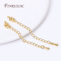 Supplies for Jewelry Wholesale 18K Gold Plated Lobster Clasp with Extension Chain,Ball Head Pin,Crimp Beads,Bead Tips,Jump Ring