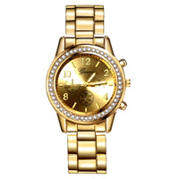 Women'S Watches Geneva Classic Luxury Rhinestone Watch Women Watches Ladies Fashion Gold Watch Clock Reloj Mujer Montre Femme