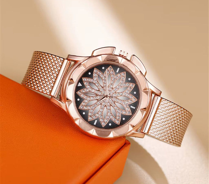 Diamond Watch Women Luxury Rhinestone Elegant Watches Ladies Gold Clock Wrist Watches for Women Часы Женские Наручные 2022