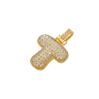 Women ZHUKOU Delicate and Fat 26 Gold Color Letter Pendant for Women Handmade DIY Necklace Earrings Jewelry Accessories Mode: VD614