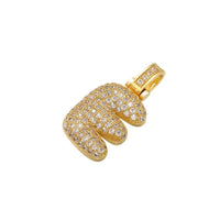 Women ZHUKOU Delicate and Fat 26 Gold Color Letter Pendant for Women Handmade DIY Necklace Earrings Jewelry Accessories Mode: VD614