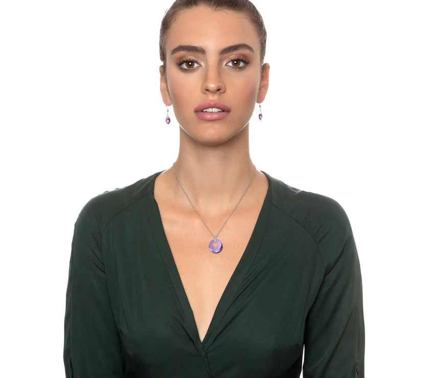Silver I Love you Necklace