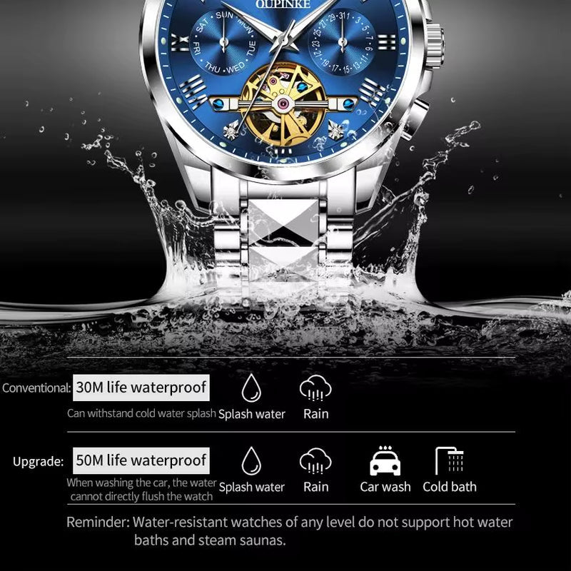 TOP Luxury Brand Couple Watches Pair for Men and Women Automatic Mechanical Lover'S Watches Waterproof Couple Watch Set