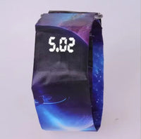 LED Display Screen 2020 Reloj Hombre Men Watches Creative Paper Led Digital Watch Waterproof Electronic Watches Men Digital Touch Screen Watches