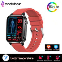 Temperature Monitoring Painless Non-Invasive Blood Sugar Smart Watch Men Laser Treatment Health Blood Pressure Sport Smartwatch Women Glucometer Watch