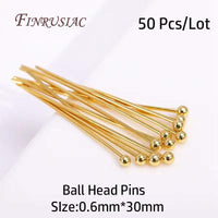Supplies for Jewelry Wholesale 18K Gold Plated Lobster Clasp with Extension Chain,Ball Head Pin,Crimp Beads,Bead Tips,Jump Ring