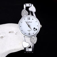 Heart Shaped Bracelet Watch Women Watches Luxury Rhinestone Women'S Watches Ladies Watch Steel Clock Zegarek Damski Reloj Mujer