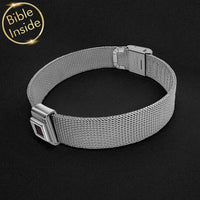Bracelet Bible Scripture Bracelet with Nano Bible - Noble Origin Bracelet