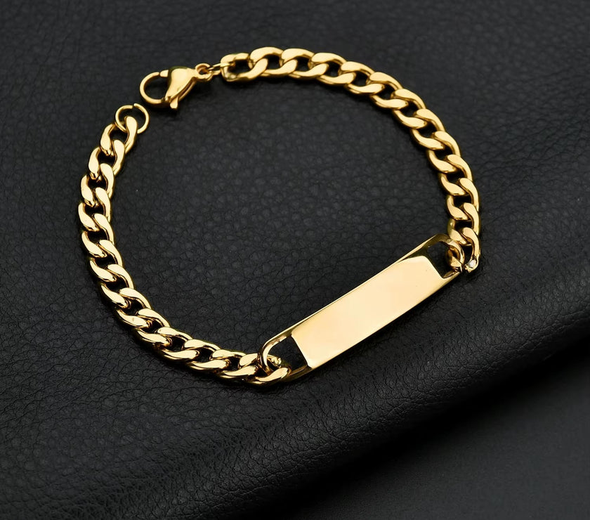 Sifisrri Engraved Name Letter Date Bracelets Women Men Stainless Steel Adjustable Bangles for Boys Girls Kids Jewelry Gift
