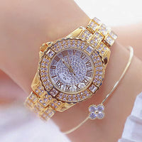 Women Watches Diamond Gold Watch Ladies Wrist Watches Luxury Brand Rhinestone Women'S Bracelet Watches Female Relogio Feminino