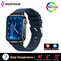 Temperature Monitoring Painless Non-Invasive Blood Sugar Smart Watch Men Laser Treatment Health Blood Pressure Sport Smartwatch Women Glucometer Watch