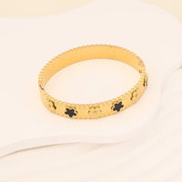 Jewelry 1Pc Fashion Flower Stainless Steel Bracelet Style Vintage Hand Jewelry