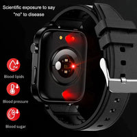 Temperature Monitoring Painless Non-Invasive Blood Sugar Smart Watch Men Laser Treatment Health Blood Pressure Sport Smartwatch Women Glucometer Watch