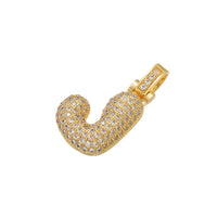 Women ZHUKOU Delicate and Fat 26 Gold Color Letter Pendant for Women Handmade DIY Necklace Earrings Jewelry Accessories Mode: VD614