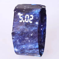 LED Display Screen 2020 Reloj Hombre Men Watches Creative Paper Led Digital Watch Waterproof Electronic Watches Men Digital Touch Screen Watches