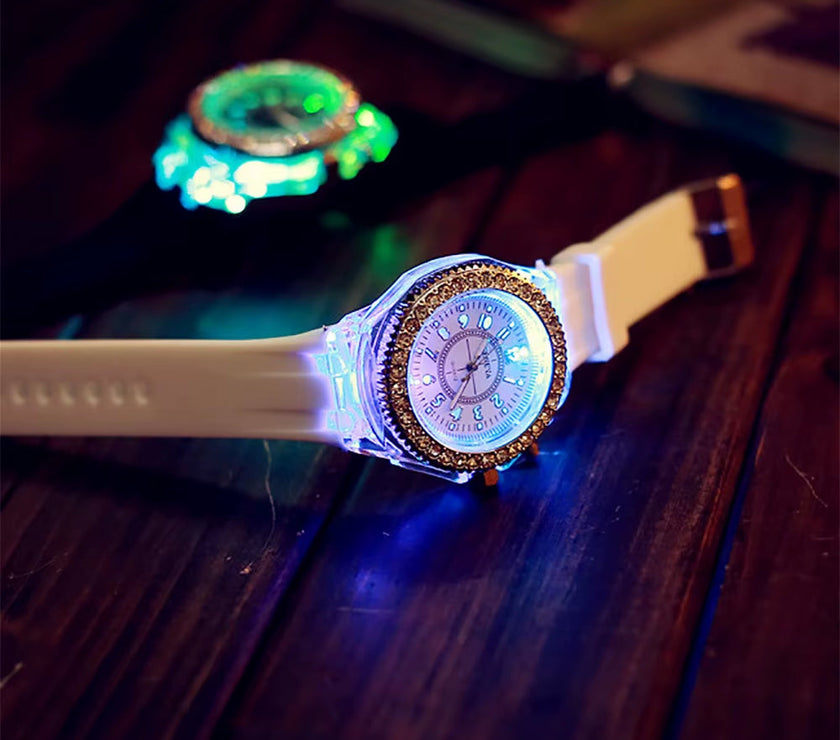 Ladies Watch Wrist Backlight Quartz Led Sport Women'S Watch Top Brand Luxury Man Wristwatch Dual Display Luminous Wristwatch 시계