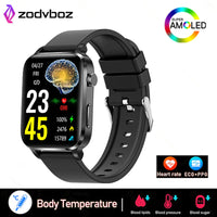 Temperature Monitoring Painless Non-Invasive Blood Sugar Smart Watch Men Laser Treatment Health Blood Pressure Sport Smartwatch Women Glucometer Watch