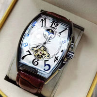 Men'S Watches Fashion Moon Phase Tourbillon Watches Men Automatic Mechanical Wristwatches Relogio Masculino Reloj Hombre