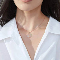 Professional Valentines Day Gifts for Women Sterling Silver Tree of Life Necklace for Women Celtic Knot Moon Necklace Purple Crystal Tree of Life Jewelry Valentines Day Gifts