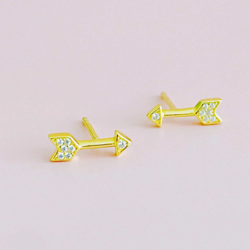 Mini Sparkle Mini Stud Sterling Silver Earrings