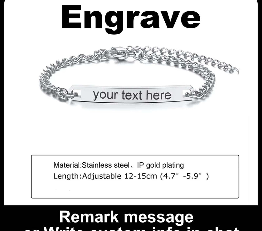 Personalize Name Bracelet for Baby Boy Girl Figaro Chain Smooth Bangle Link Gold Tone No Fade Safty Jewelry 12Cm to 15Cm