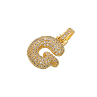 Women ZHUKOU Delicate and Fat 26 Gold Color Letter Pendant for Women Handmade DIY Necklace Earrings Jewelry Accessories Mode: VD614