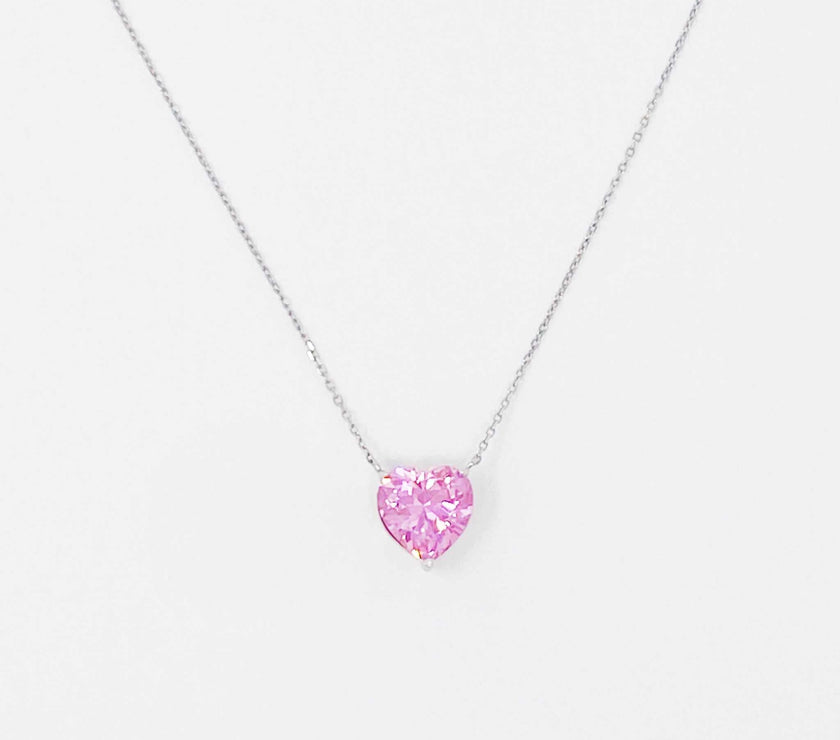 Absolute Beauty Sterling Silver Heart Necklace