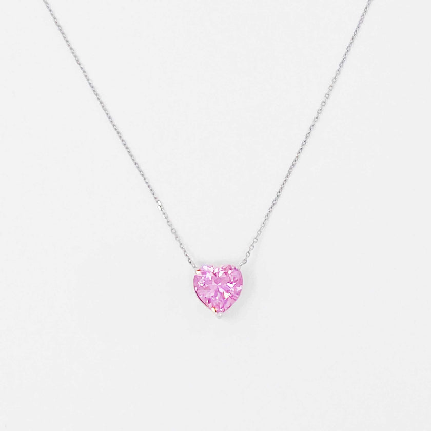 Absolute Beauty Sterling Silver Heart Necklace