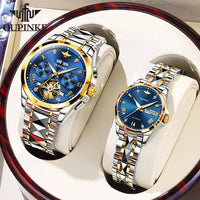 TOP Luxury Brand Couple Watches Pair for Men and Women Automatic Mechanical Lover'S Watches Waterproof Couple Watch Set
