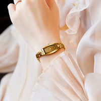 Elegant Gold/Rose Gold Watches for Womens Waterproof Slim Thin Small Wrist Analog Diamond Quartz Ladies Wrist Watches Elegant