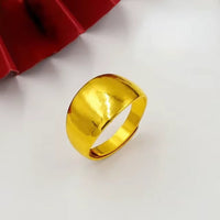 Fine 18K Gold Color Full Sky Star Rings for Women Men Bro Solid Plated Ring Adjustable Wedding Party Christmas Jewelry Gifts